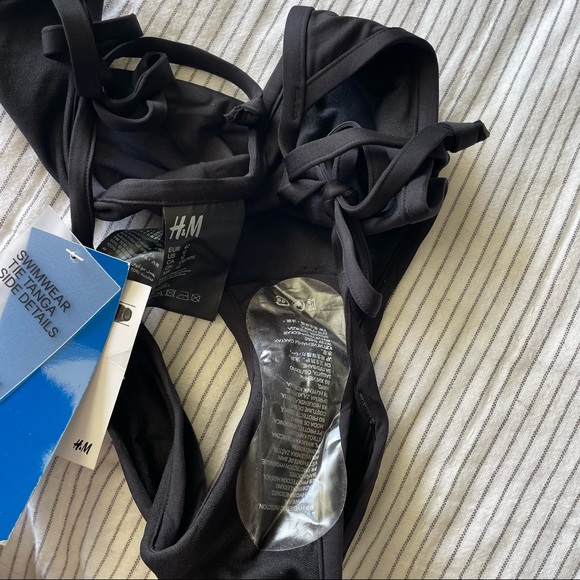 H&M black tie bikini bottoms - Picture 3 of 4